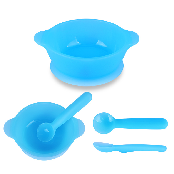 Bebelock Silicon Bowl & Spoon Set