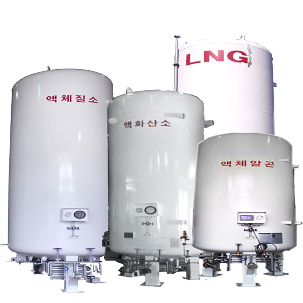 Cryogenic Storage Tank (Diameter : 1250~2400mm / Height : 5428~12808mm) for storage