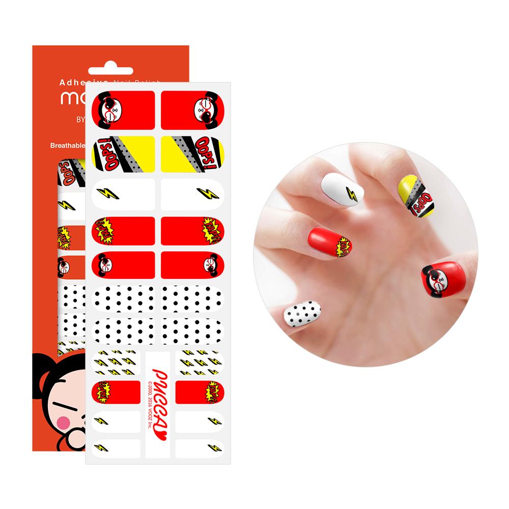 Mango10 Adhesive Nail Polish by PUCCA Stickers Art Design
