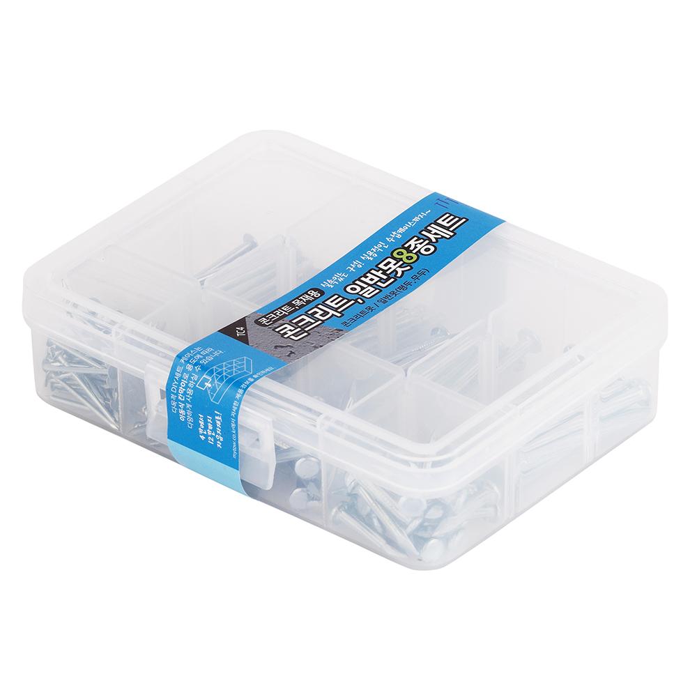 MYTOW 8 kinds of Concrete Screw and Regular Screw set - 10 x 15 x 4 cm 330 Screws Each per 1 set