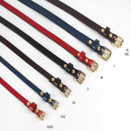 Premium leather harness I type (Blue)