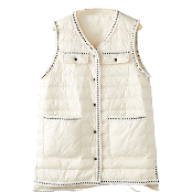 Women Ultra Light Weight Dawn Padding, Grey, XL, 66 Size