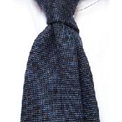 mg scabal wool tie navy