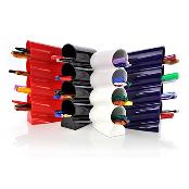 Open People Wave Pen Holder Pencil Holder 4 Division for Short Pens (3 Colors)