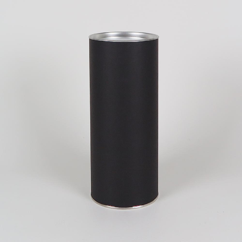 Tin-cap paper tube 83x200(Black)_Tea Coffee Apparel Packing Box Cylinder Gift Box Wrapping Supplies