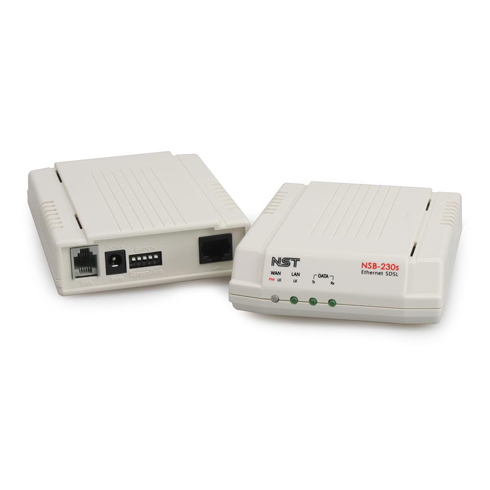 NSB-230s extend LAN to a remote place with only using a pair of phone line (made in Korea)