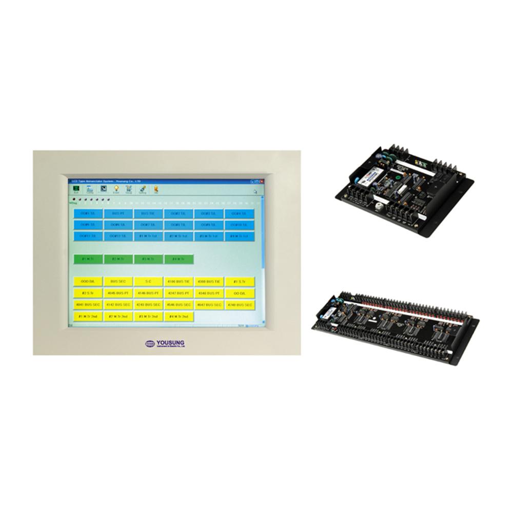 RS-485 communication machine Annunciator(LCD) (YANS-L) with screen touch for menu selections