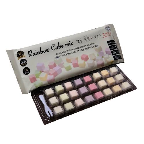 Calcium Rainbow cube Mix | calcium, Rainbow cube, cube cheese