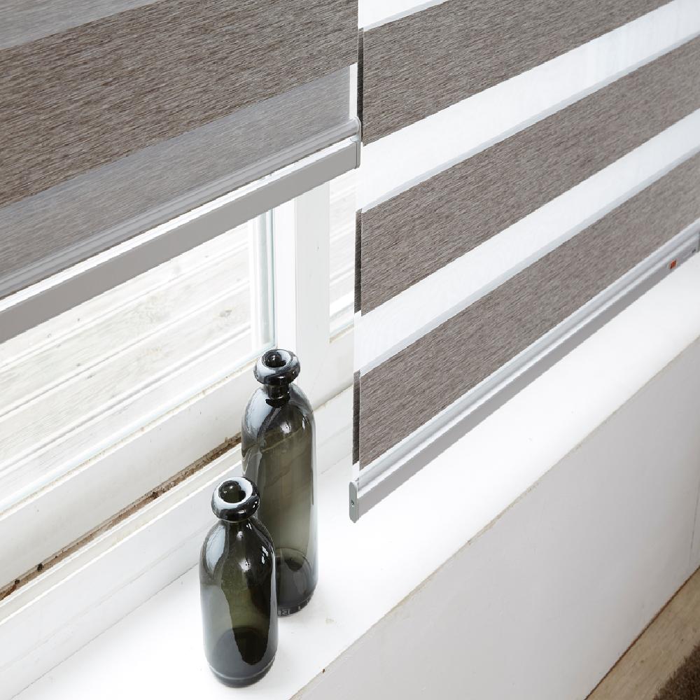 POLYESTER COMBI BLIND WINDOW SHADE TEXTILE(HOLY)-ANTIBACTERIAL/BLACK OUT