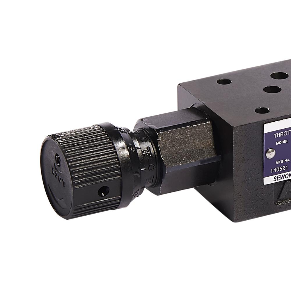 Throttle and Check Modular Valve