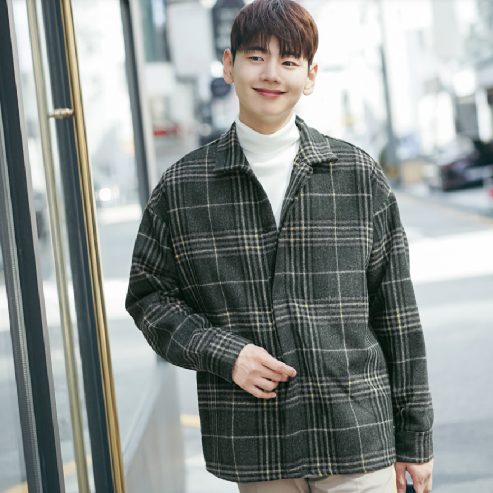 JOGUNSHOP’s Checkered Shirt Jacket