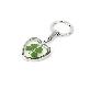 detail image1 Clover Keyring - Fancy Resin Craft Art Pressed Real Four Leaf Clover Key Chain - Heart Shape