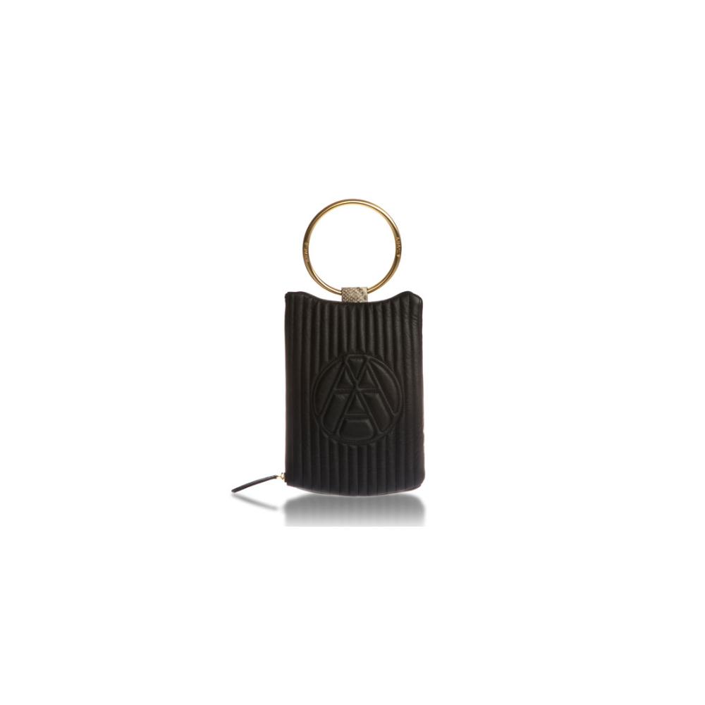 [ARAC.9] NUBI-LOGO CLUTCH_black