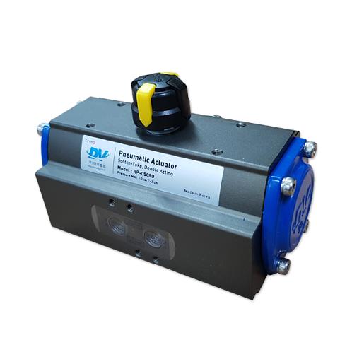 DOW Valve Korea, Pneumatic Actuator for automation of quarter turn valves on ball valve, plug valve