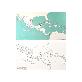 full image Dream Sky Nation-Map Decorative Coloring Painting DIY Paper Continent Map - Mexico
