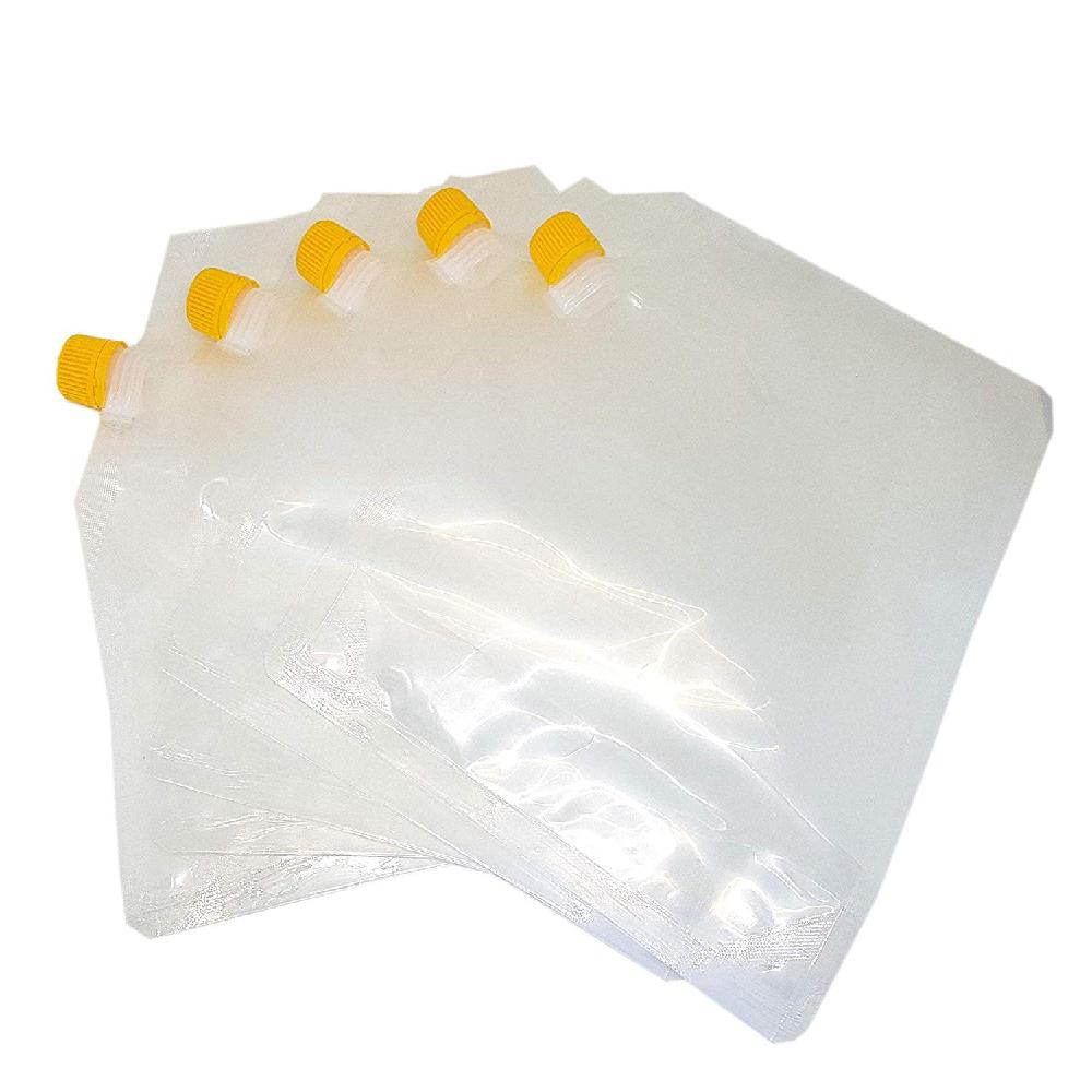 Concealable And Reusable liquid pouch for sauces and drinks storage 7.8x9.8 Inch, 35 oz