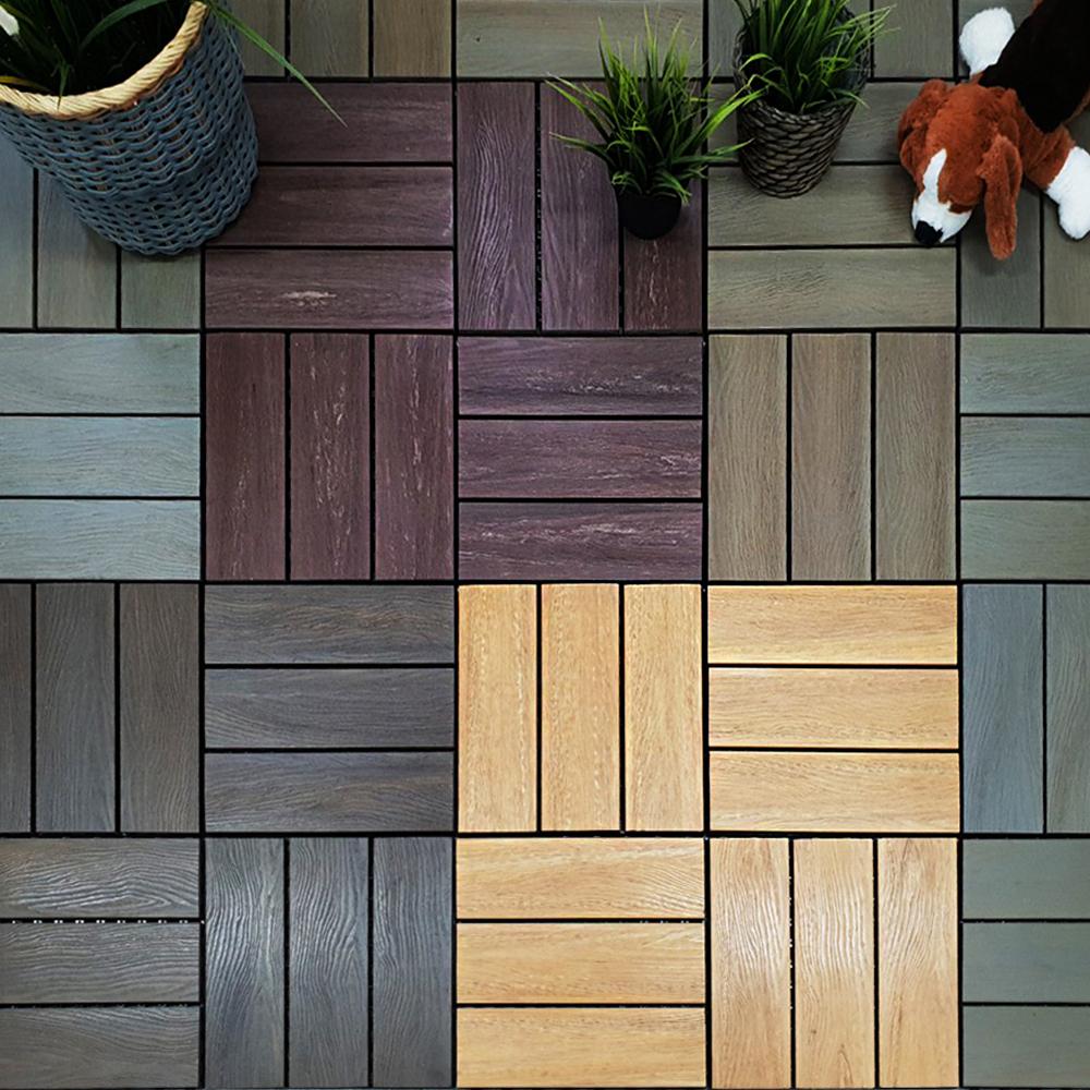 Anywood High Durability Water Resistance DIY Self Constructure Deck, Length 300mm