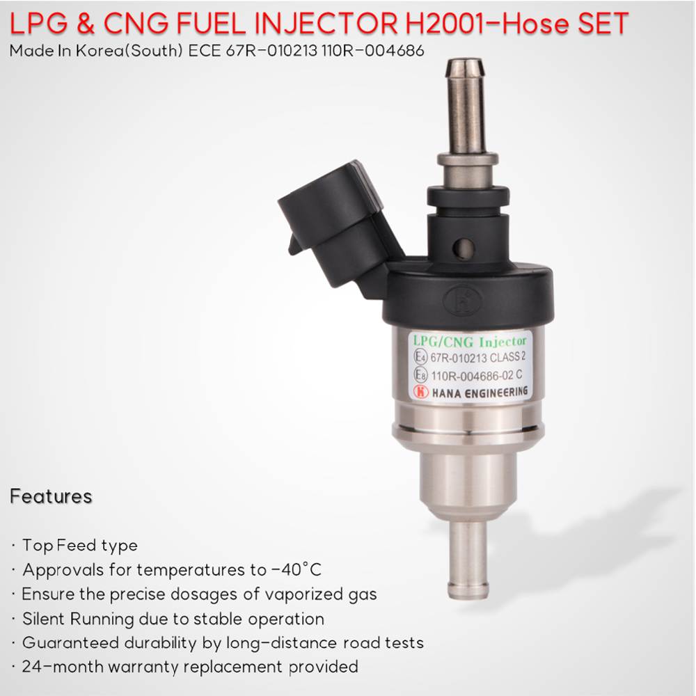 LPG CNG injector for passenger car (H2001)