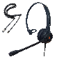 detail image2 IPD IPH-250 Optimo-X Single Ear Noise cancelling Call center/Office Headset with U10P bottom cable w