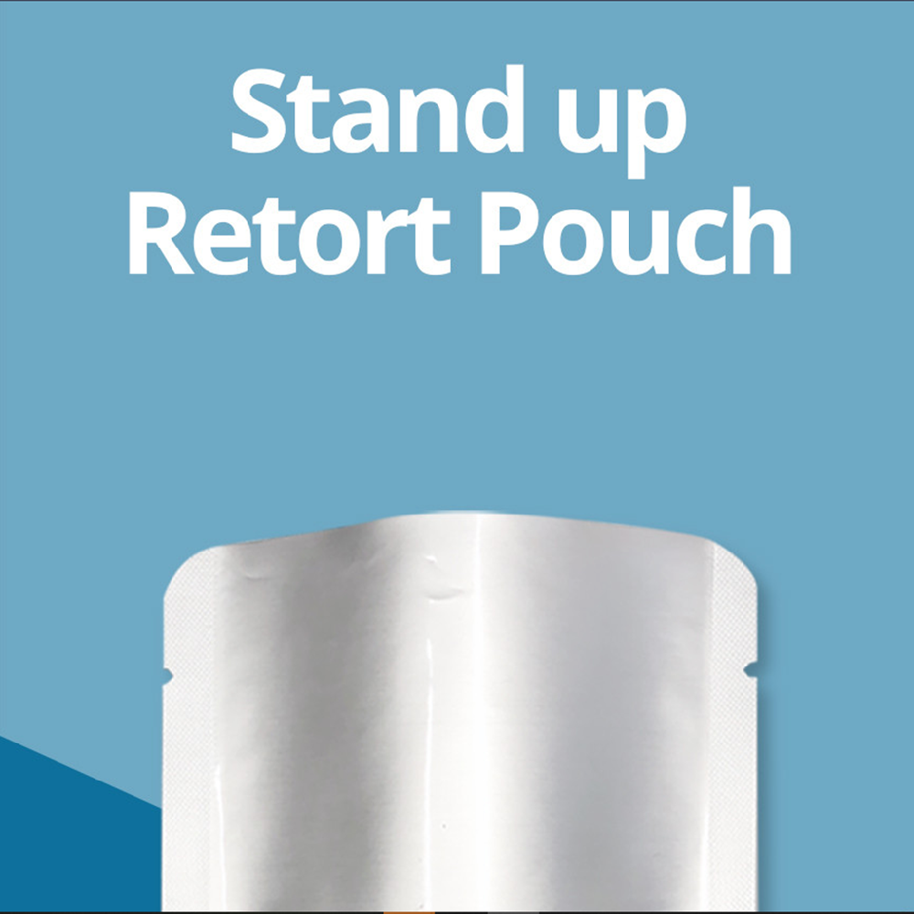 Stand up Retort Pouch no.3 made of Aluminum, Glass, Metal for food storage BPA Free by hpm global