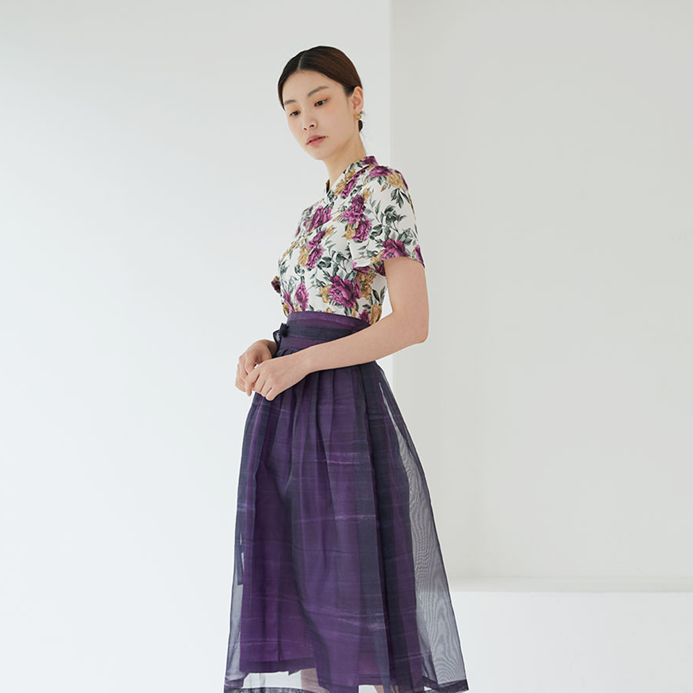 Korean traditional skirt (purple)