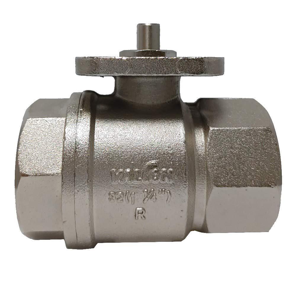 2 Way Ball Valve for Motorized Actuators - 1 1/4" Ball Valve
