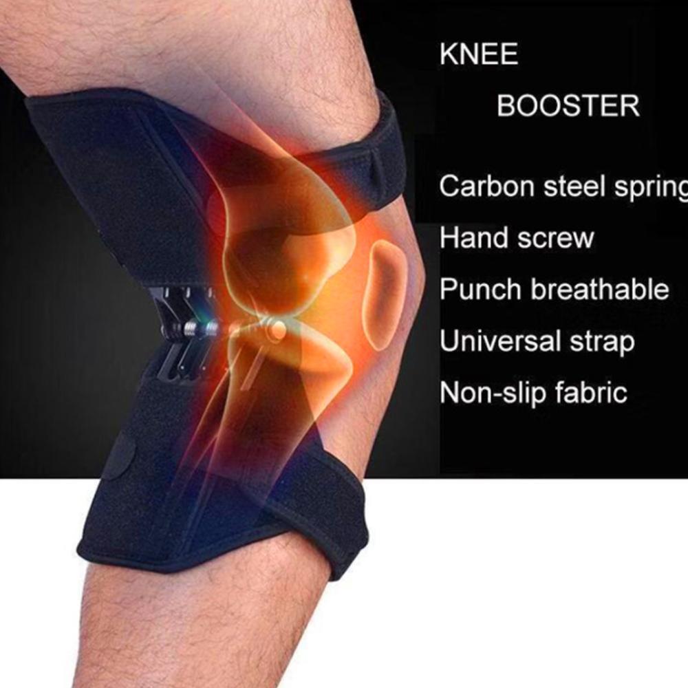 DODAM Non-Slip knee booster Powerful Rebound Spring Force Power knee stabilizer pads