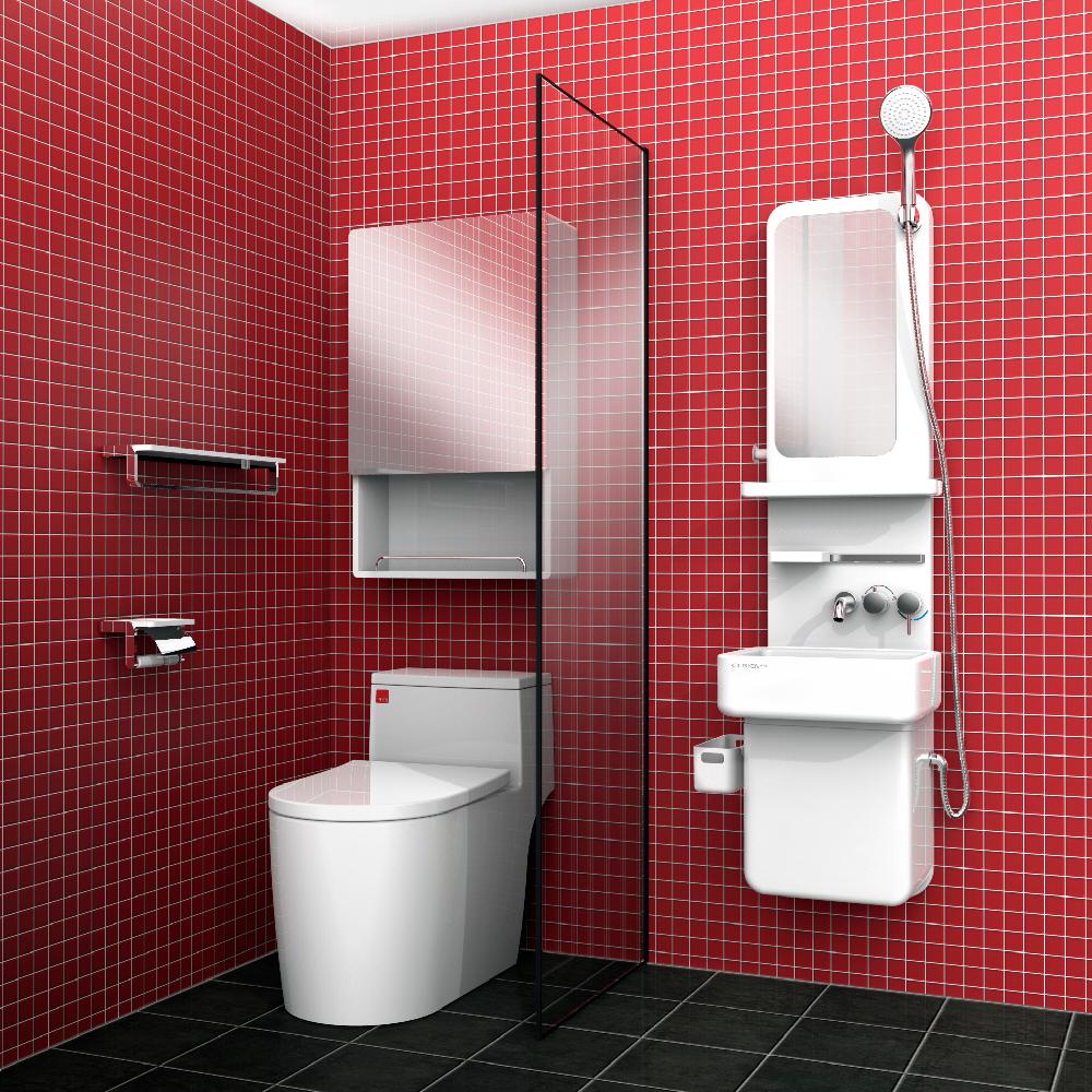 Compact Bathroom Solution