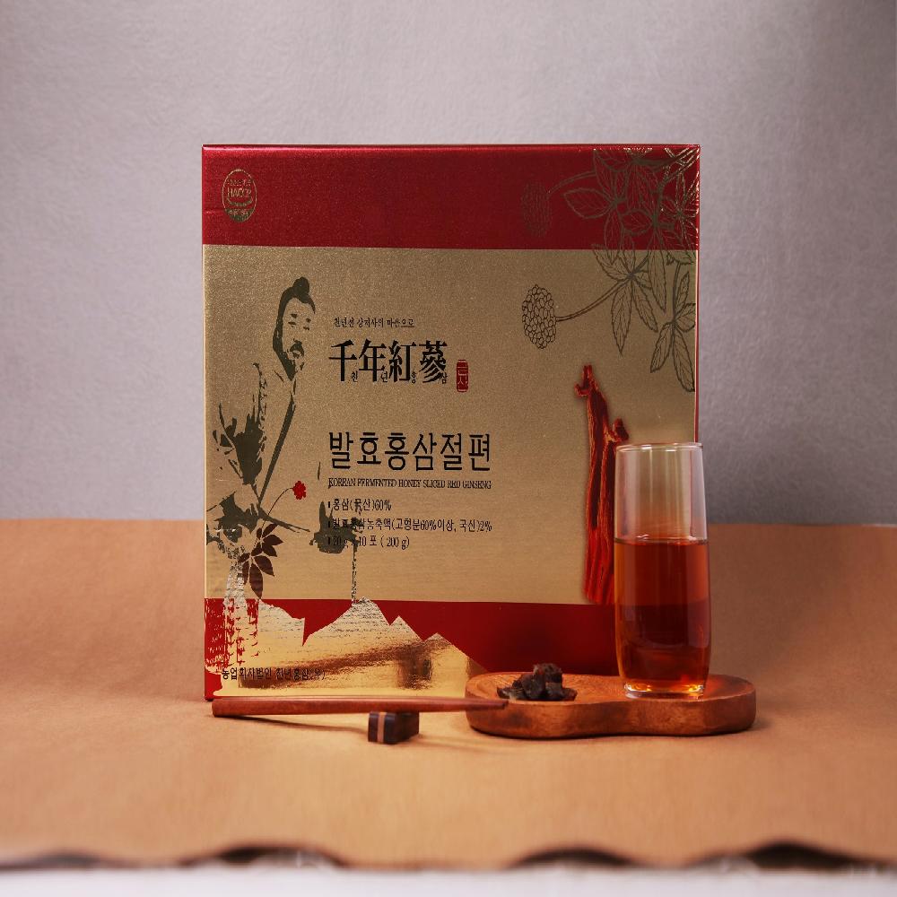 KOREAN FERMENTED HONEY SLICED RED GINSENG