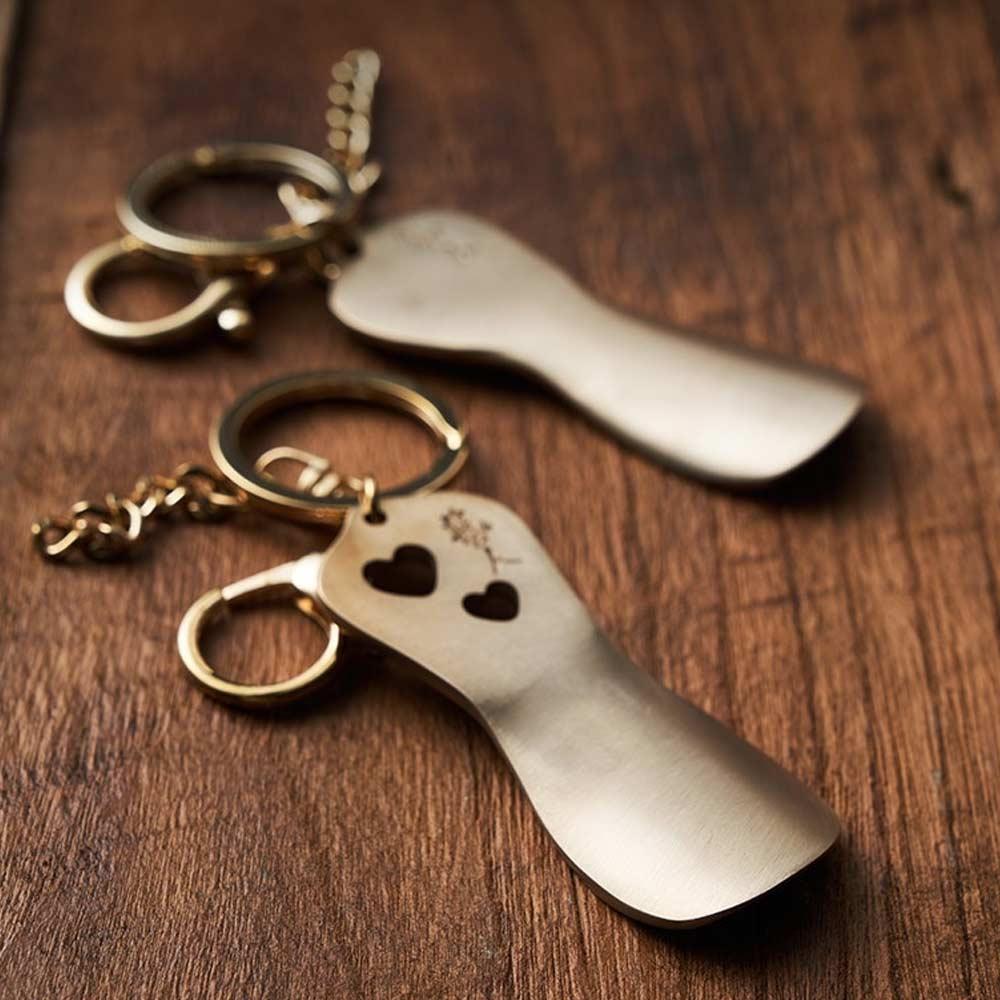 Hand-made Shoe Horn Keychain, Keyring Accessaries