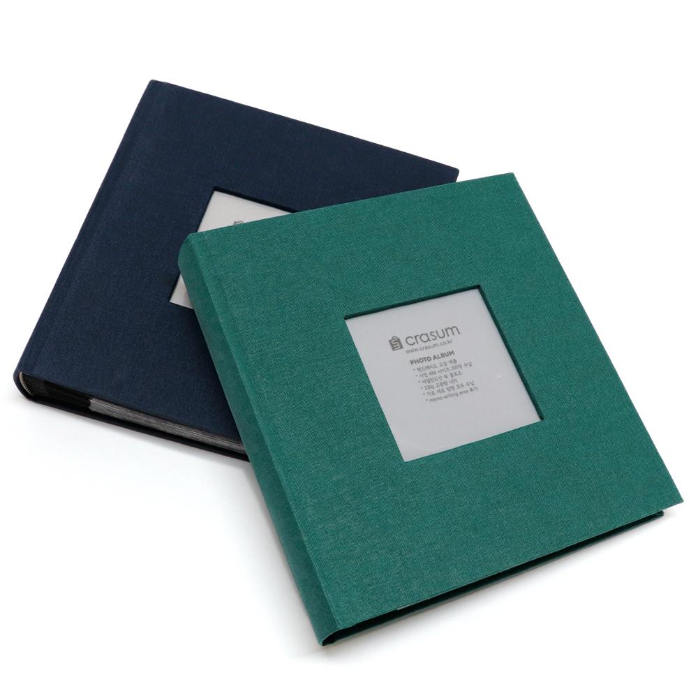 Fabric Frame Cover Photo Album 1UP, 5x7 50 Pockets