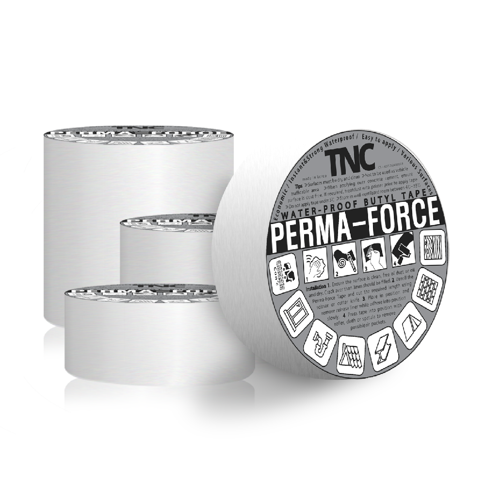 Butyl waterproof tape 5 cm - Gray