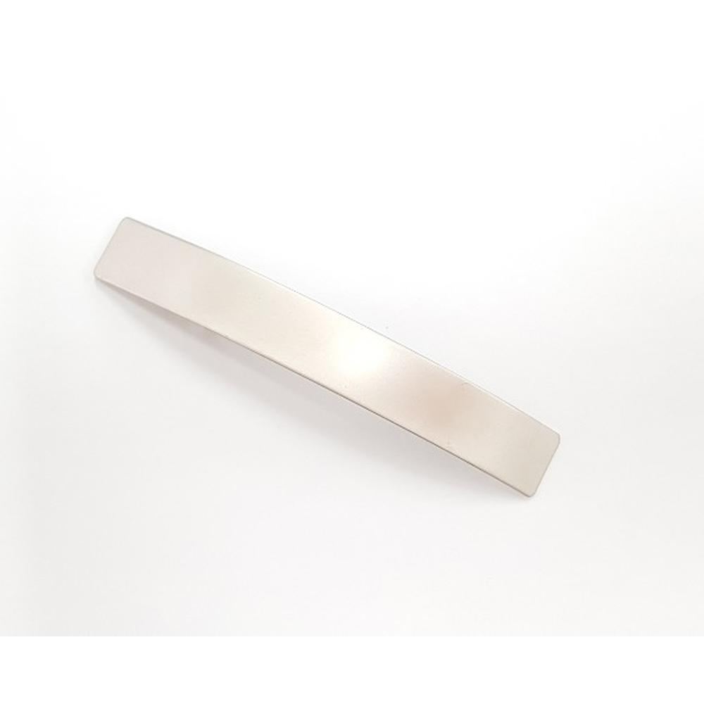 a square automatic hairpin - Matte Silver