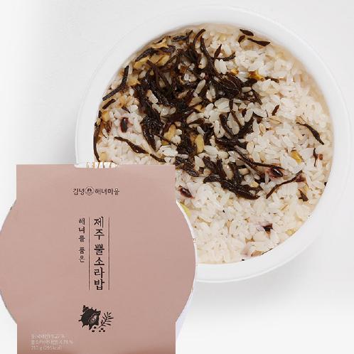 Jeju Horn Sora Rice Embracing Haenyeo | Healthy snacks, haenyeo, Jeju haenyeo, Jeju specialties, nutritional snacks, children's snacks, and elderly snacks