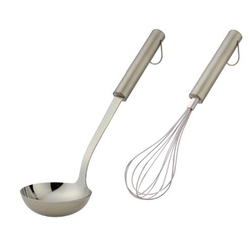 Cruzine Sting Cooking Tool 2p Set ( Ladle + Whisk Set)