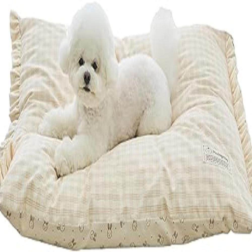 MOONGMING Pet Cushion for Summer/All Seasons, Safe Material, Comfortable Cushion for Dogs Puppies Ca