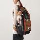 detail image1 [iCandor] Pet Carrier Jige Backpack_Vivid Khaki Color, Inner Safety Buckle, L-Frame Backpack for Dog