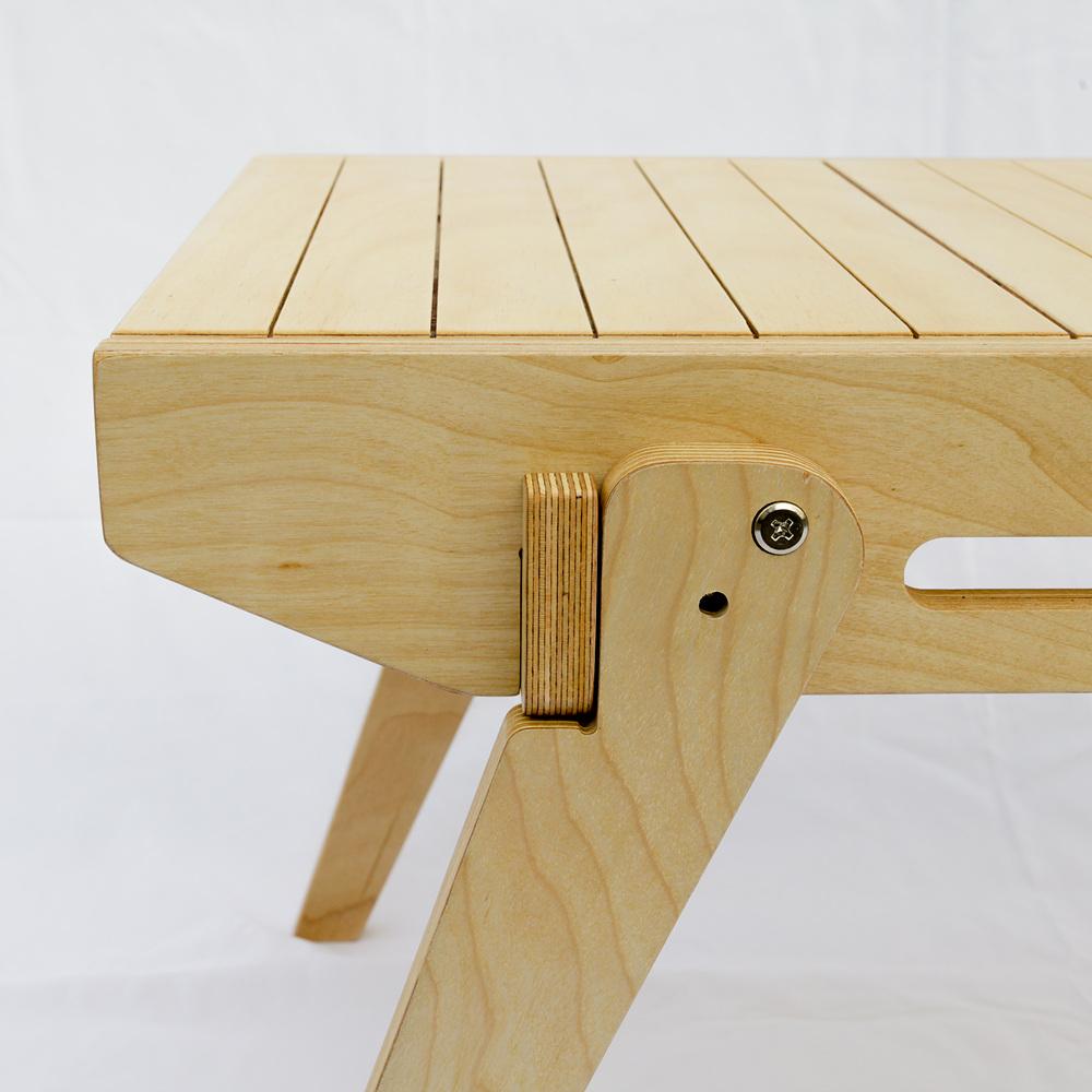 leeo wood shelf walnut color