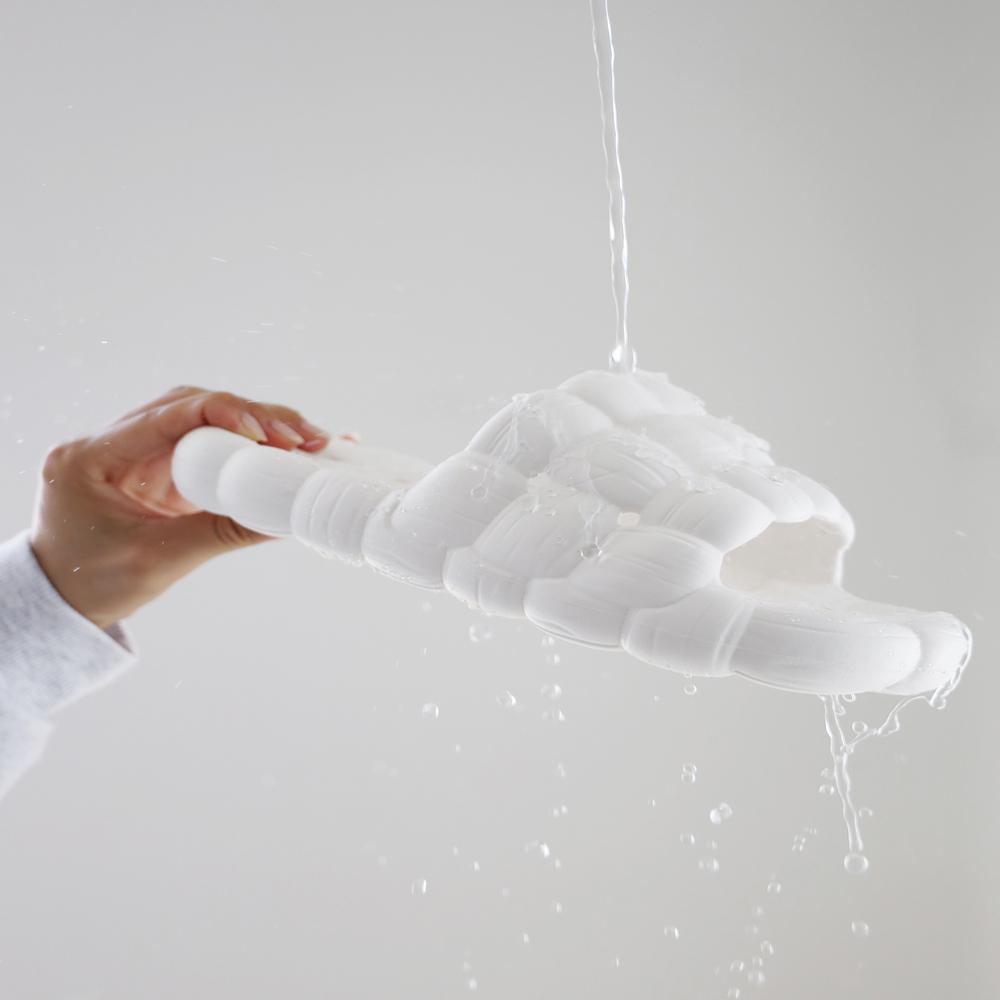 Quilted Bathroom Slippers White 270