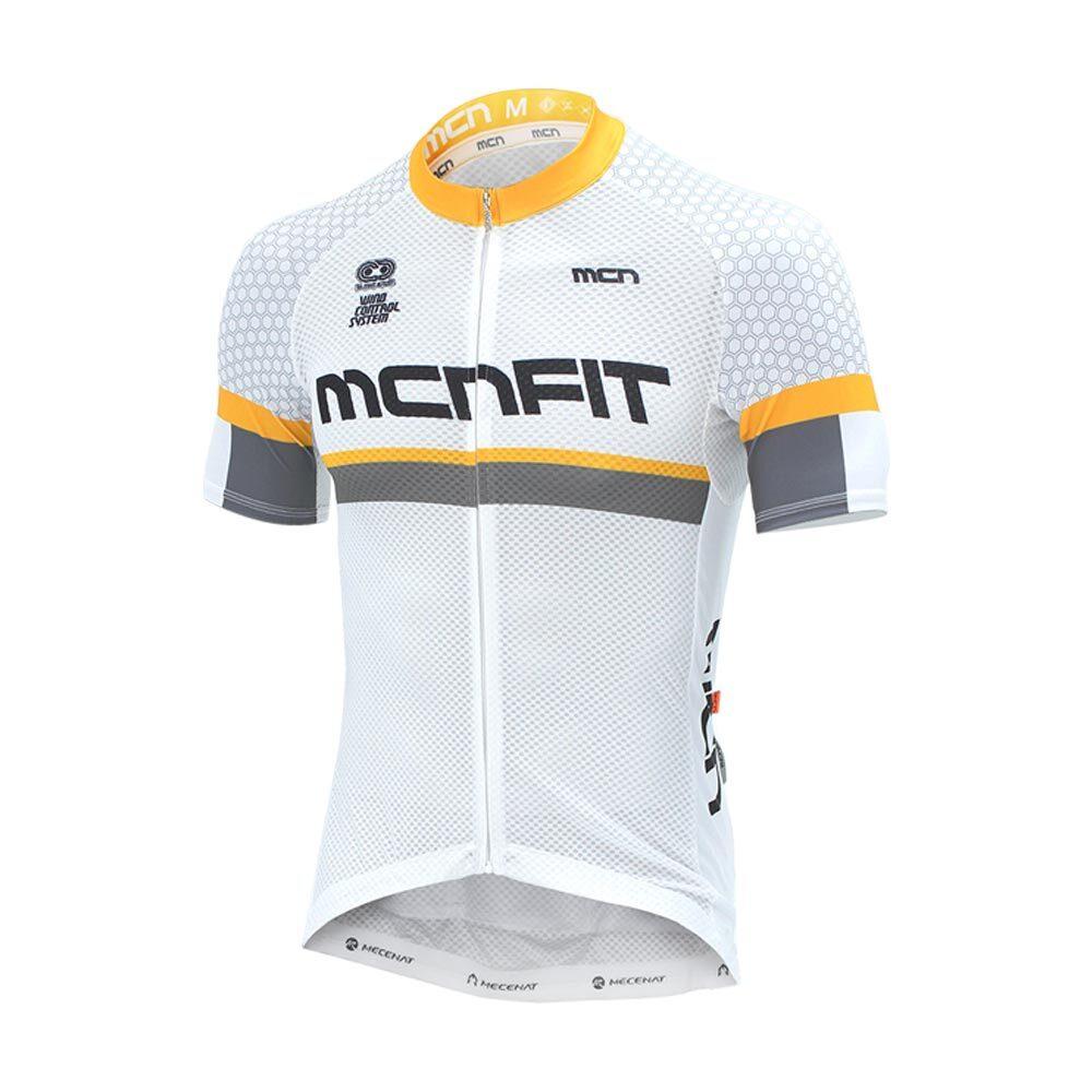 CJS-LUMEN WHITE  UV protction short sleeve cycling jersey