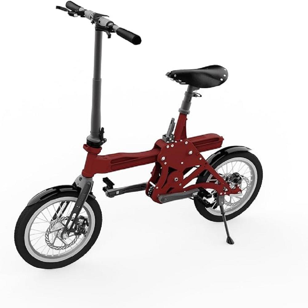Bokyong POP-Cycle(G) / RED - Folding, Safety, Folding Handle, Adjustment Saddle, Sliding Body, Foldi