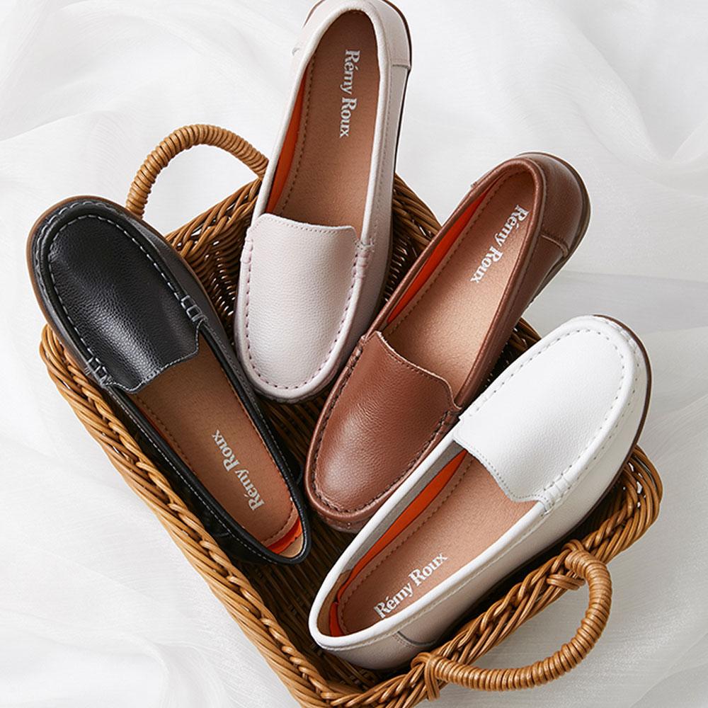 Cushioned Basic Daily Women Comfort Loafers / Black, 250