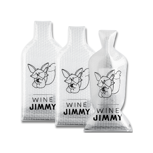 Wine Jimmy (1set 3pcs) | Reusable Wine Travel Protector Sleeves for Glass Bottles