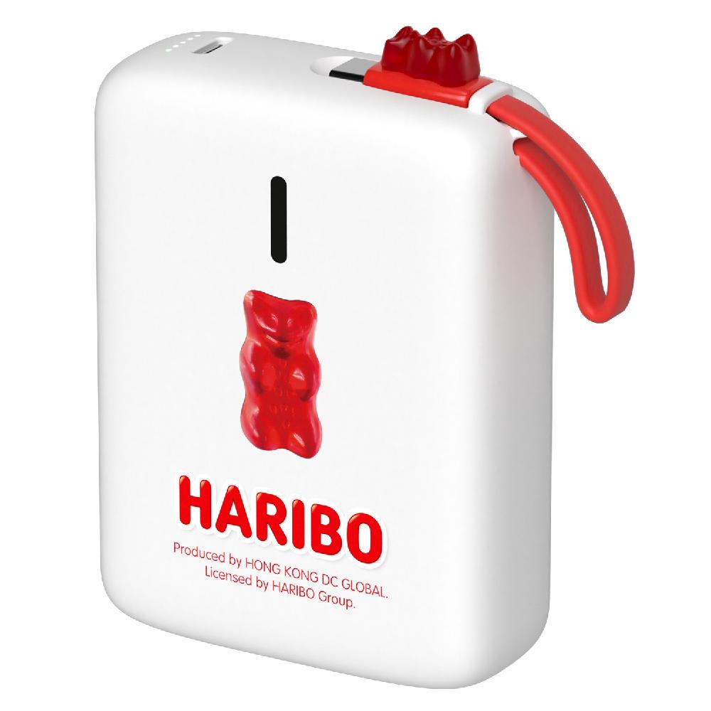 Haribo Mini Power Bank 20000mAh 22.5W PD Fast Turbo Charge with Built-in Type-C Cable