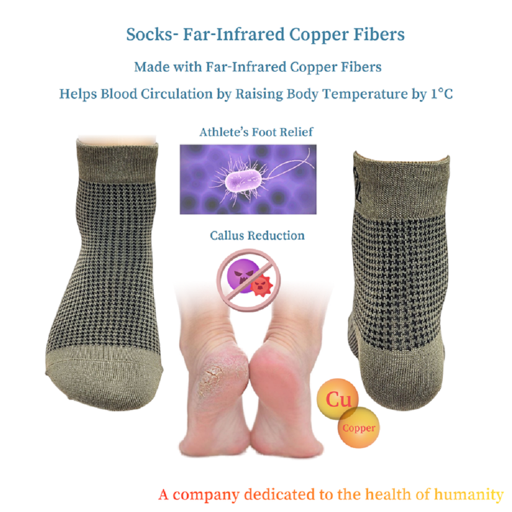 Functional Socks with Far-Infrared Radiation