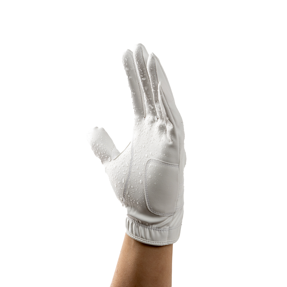 GLFR Premium Synthetic Leather Golf Glove – Superior Durability & Grip, White