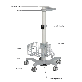 detail image3 Medical Patient Mobile Monitor Stand Patient Monitor Roll With Stand Rolling Stand For Patient Moni