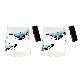 full image OCEAN WHALE GLASS MUG&COASTER DUO SET