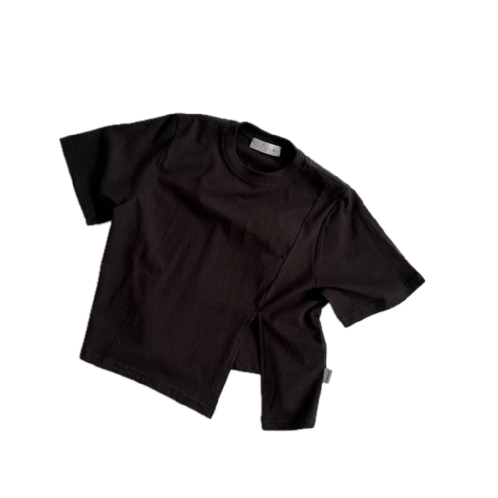 Saint Doll Diagonal Cut T-shirt